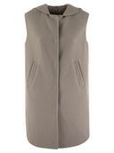 Herno -Wollhülle mit Kapuze