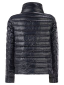 Herno Reversible Ultra Light Nylon Down Jacket With Funnel Neck