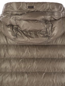 Herno Pearl Grey Bomber Jacket In The Iconic Herno Ultralight Nylon