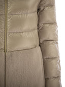 Herno Down Jacket With Cruelty Free Fur Details