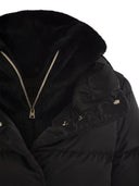 Herno Down Jacket With Bib And Cruelty Free Fur Hood