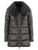Herno Down Jacket met wreedheid gratis pur -details