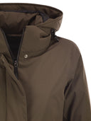 Herno A Shaped Down Jacket With Hood, 2 Layers