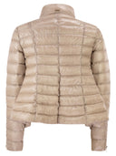 Herno Ultra Light Satin Down Jacket With Flared Back