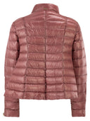 Herno Ultra Light Satin Down Jacket With Flared Back