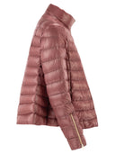 Herno Ultra Light Satin Down Jacket With Flared Back