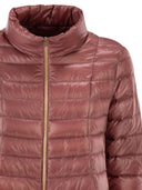Herno Ultra Light Satin Down Jacket With Flared Back