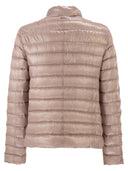 Herno Ultra Light Down Jacket With Bow Neckline