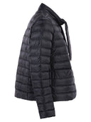 Herno Ultra Light Down Jacket With Bow Neckline
