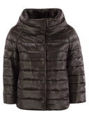 Herno Mini Cape con maniche ingioiellate