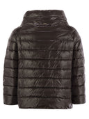 Herno Mini Cape con maniche ingioiellate