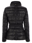 Herno Ultralight Nylon Down Jacket With Belt