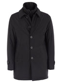 Herno Long Down Jacke mit Knöpfen