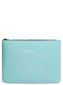 Vilebrequin Flat Pouch With Embossed Turtle Logo