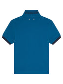 Vilebrequin Organic Cotton Polo Shirt With Contrast Trims And Embroidered Logo