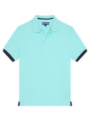 Vilebrequin Organic Cotton Polo Shirt With Contrast Trims And Embroidered Logo