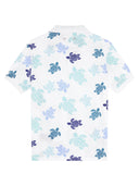 Vilebrequin Organic Cotton Polo Shirt With Turtle Print
