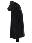 Premiata Wool Cardigan With Nylon Hood