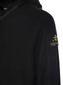 Premiata Wool Cardigan With Nylon Hood