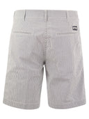 Vilebrequin Micro Striped Cotton Bermuda Shorts