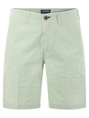 Vilebrequin Micro Striped Cotton Bermuda Shorts