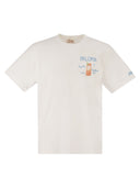 Mc2 Saint Barth T Shirt With Embroidery On The Chest
