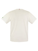 Mc2 Saint Barth Portofino T Shirt With Chest Embroidery