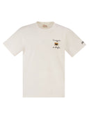 Mc2 Saint Barth T Shirt With Embroidery On The Chest