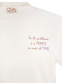 MC2 Saint Barth Portofino T Shirt con bordado en el pecho