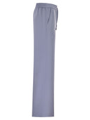 Herno Flowing Wide Leg Trousers With Drawstring
