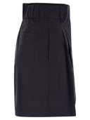 Herno Stretch Cotton Bermuda Shorts