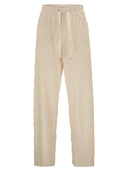 Herno Trousers With Crumpled Effect