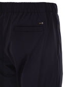 Herno Stretch Techno Nylon Jogger Trousers With Pleats