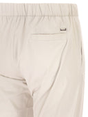 Herno Stretch Techno Nylon Jogger Trousers With Pleats