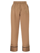 Herno Cotton Trousers With Maxi Turn Ups