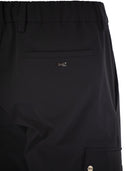 Herno Mechanical Stretch Twill Cargo Trousers
