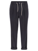 Herno Cashmere And Silk Trousers