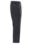 Herno Cashmere And Silk Trousers