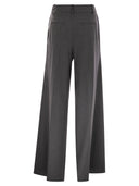 Herno Resort Trousers In Melange Fabric