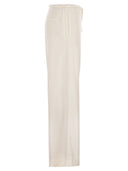 Herno Resort Trousers In Cashmere And Silk