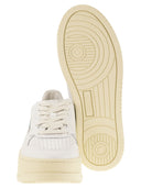 Autry Medalist Platform Leather Trainers