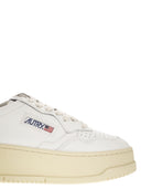 Autry Medalist Platform Leather Trainers
