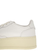Autry Medalist Platform Leather Trainers