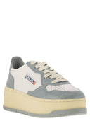 Autry Medalist Platform Leather Trainers