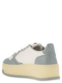 Autry Medalist Platform Leather Trainers