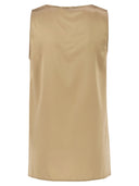 Antonelli Firenze Sleeveless Silk Stretch Top