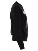 Mc2 Saint Barth Wool And Alpaca Blend Sweater With Embroidery Winter Mood