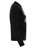 Mc2 Saint Barth Wool And Cashmere Blend Sweater With Embroidery Queen Of The Night