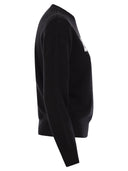 Mc2 Saint Barth Wool And Alpaca Blend Sweater With Embroidery Bollicine Addicted