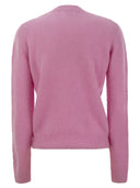 Mc2 Saint Barth Wool And Alpaca Blend Sweater With Embroidery Odio Tutti